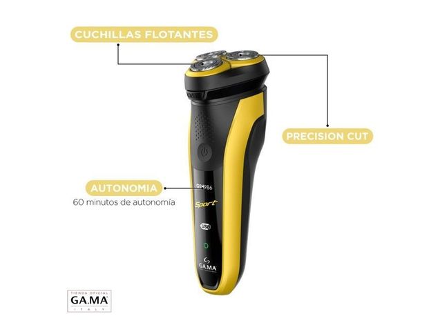 AFEITADORA GSH986 SPORT AMARILLO-3