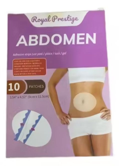 Set 10 Parches Para Adelgazar Abdomen-0