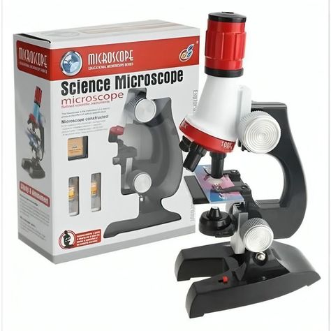 Kit De Ciencia Para Niños Microscopio Juguete Educativo-2