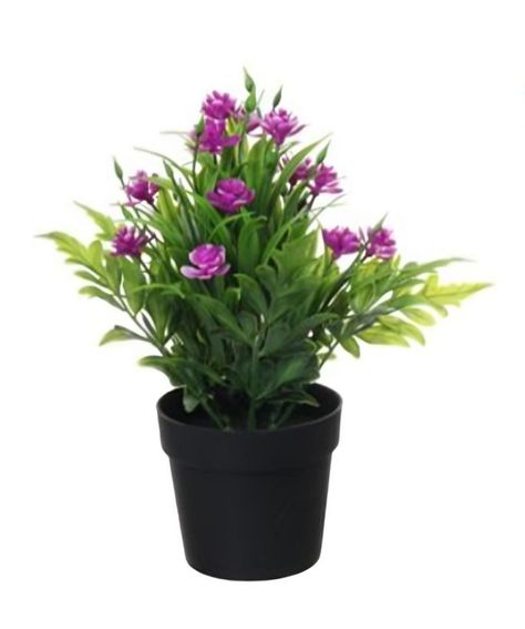 Set x 3 Planta artificial con maceta  23cm x 6,5cm - Colores-0