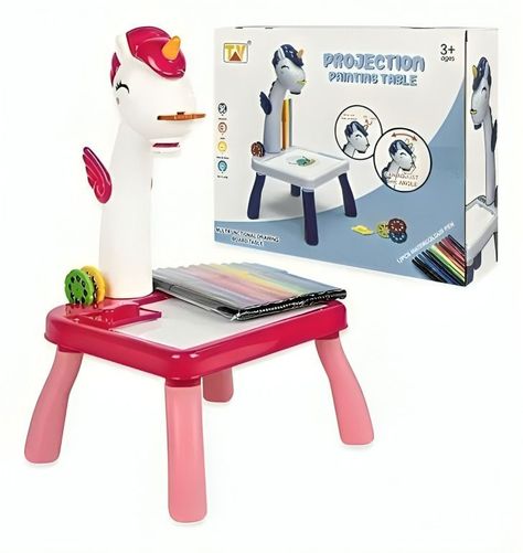 Tablero de dibujo proyector con marcadores-2