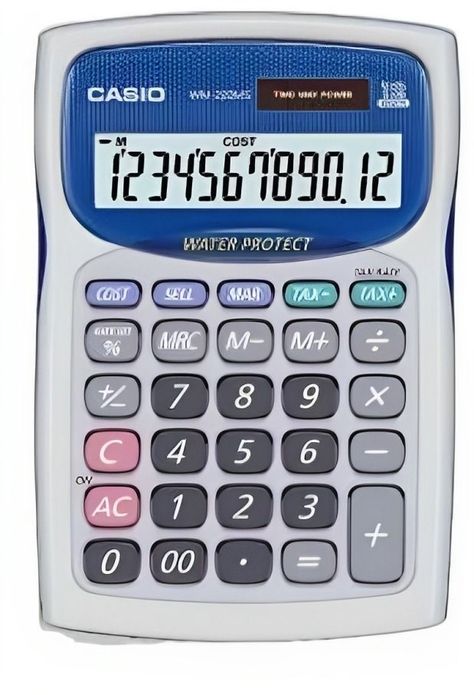 Calculadora Tipo Mini Escritorio Casio  WM-220MS-0
