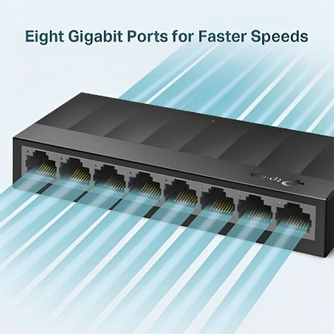 SWITCH TPLINK LS1008G 8-PORT 10/ 100/ 1000MBPS DESKTOP-2