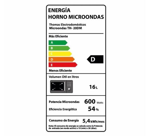 MICROONDAS THOMAS TH-20DM-4