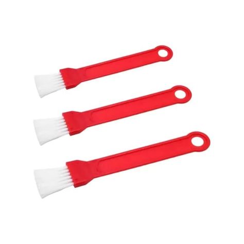 Set 3 Brochas De Cocina Y Repostería Rojo-1