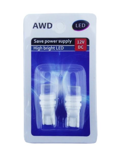 LED T-10 CERAMICA AWD LUZ AZUL 12V SET X 2 PCS PIOJITO EN BLISTER-1