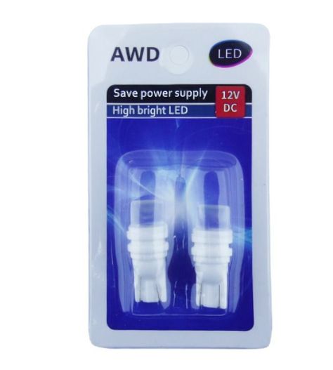 LED T-10 CERAMICA AWD LUZ BLANCA 12V SET X 2 PCS PIOJITO -1
