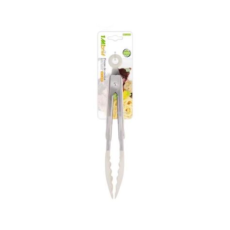 Pinza Clip Acero Inoxidable Con Punta De Silicona-0