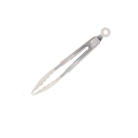 Pinza Clip Acero Inoxidable Con Punta De Silicona-1