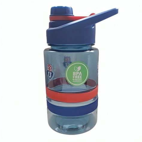 BOTELLA LINEAS UNIVERSIDAD DE CHILE -0