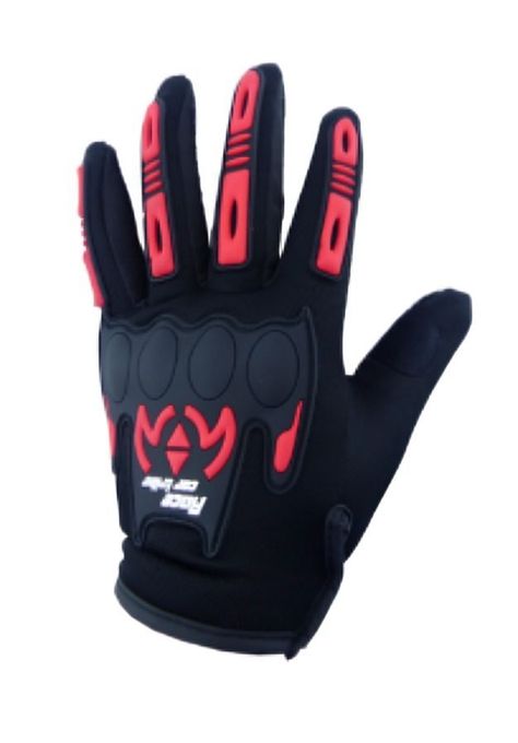 GUANTE PARA MOTO RACE CAR TRIBE MOD.GTS-21 CON PROTECCION ANTIDESLIZANTE M,L,XL,XXL rojo-0