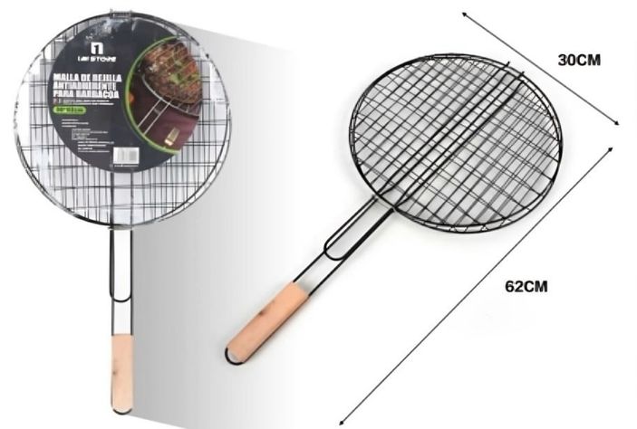 Malla De Rejilla Antiadherente Para Barbacoa 30x62cm-1