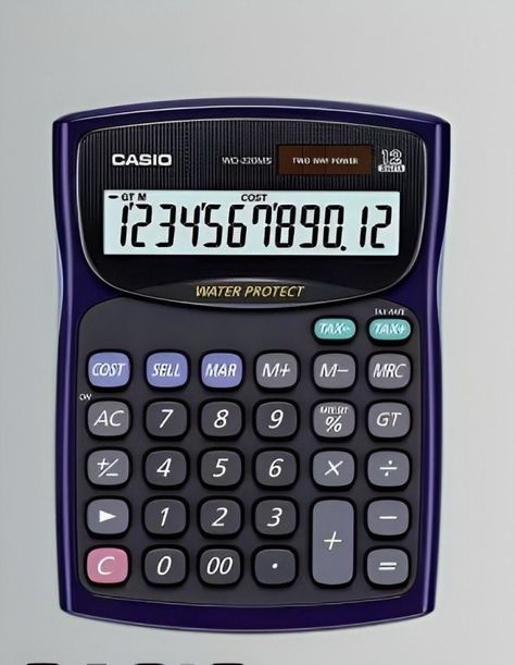 Calculadora Escritorio Casio Wd-220ms-1