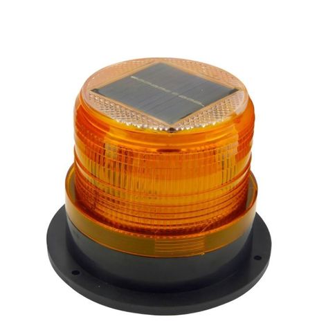 BALIZA LED STROBO SOLAR PARA AUTO CON IMAN -0