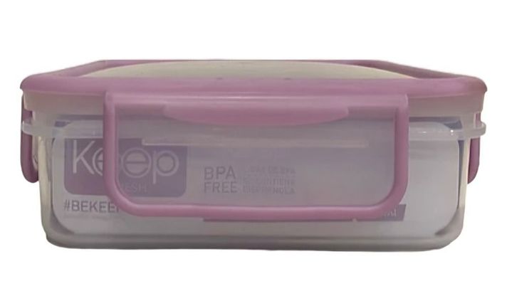 HERMETICO PP 1400 ML CUADRADO ROSADO-0