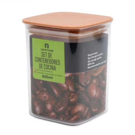 Contenedor De Cocina Con Tapa 800ml-0