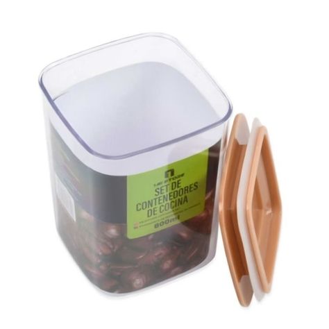 Contenedor De Cocina Con Tapa 800ml-1