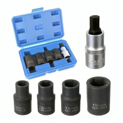 Juego De Dados Pentagonales 5 Piezas Llaves Vaso Mecanica-1