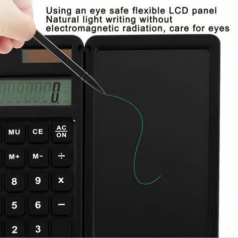 Calculadora Con Tableta De Escritura Lcd De 6 Pulgadas-3