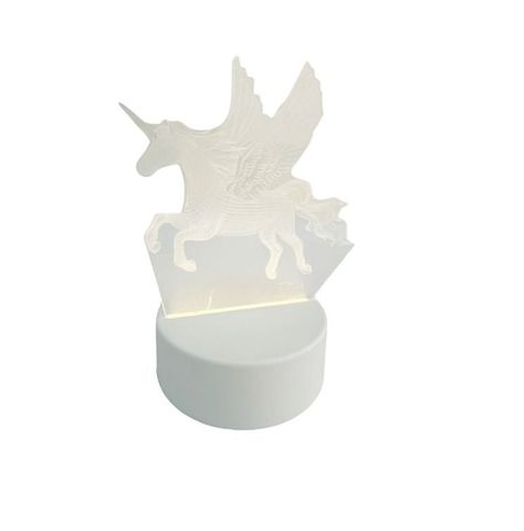 Lámpara 3D Acrílico 8 Diseños Luz Cálida USB-1