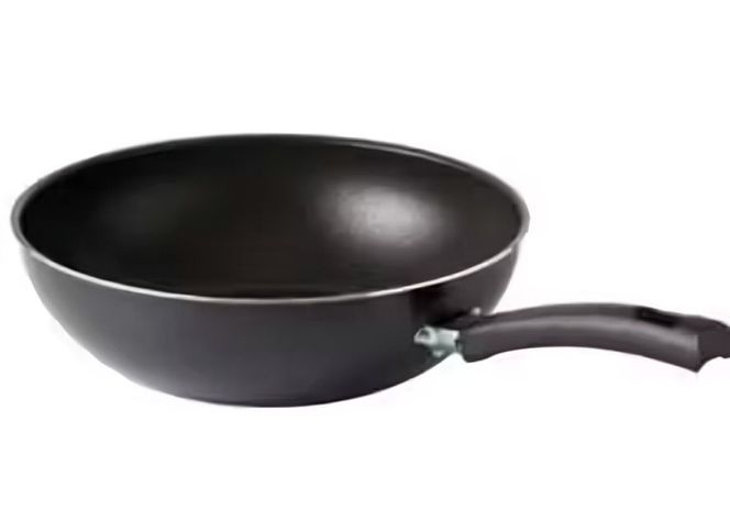 Sartén Wok De 24 cm Negro Antiadherente-0