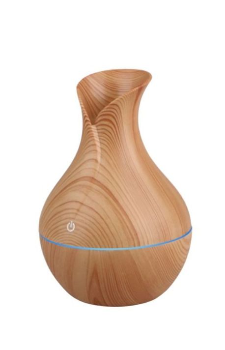 HUMIDIFICADOR MOD.JARRON FT-036C/KJR036 MADERA CON LED USB -0
