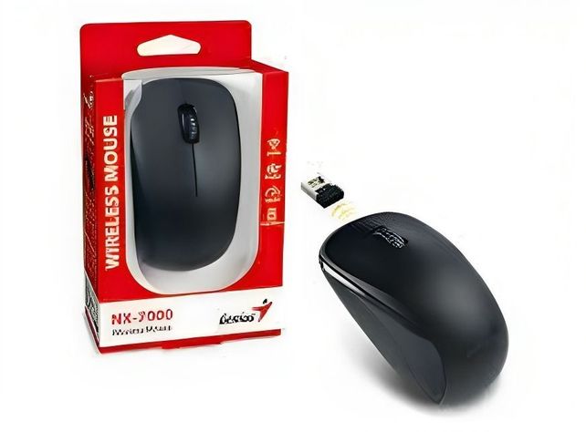  Mouse convencional inalambrico Genius verde-1