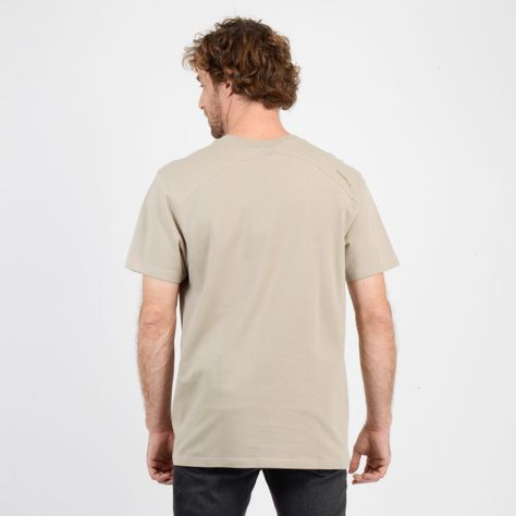 POLERA MANGA CORTA DAYBREAK  BEIGE OSCURO-1