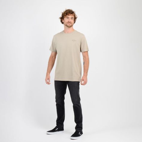 POLERA MANGA CORTA DAYBREAK  BEIGE OSCURO-2