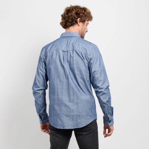 CAMISA MICRO COTELE LANDMARKED AZUL-1
