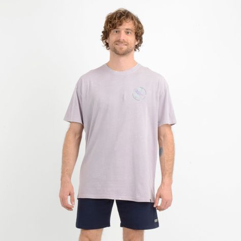 POLERA MANGA CORTA CORE MORADO-0