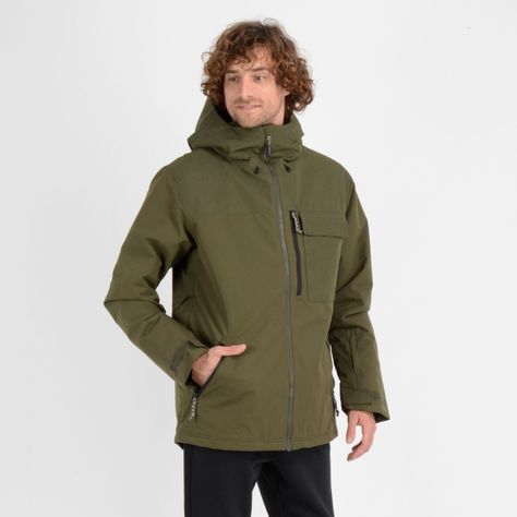 PARKA TECNICA UTILITY JACKET VERDE OSCURO 10K/10K-2