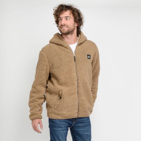 POLERON FULL ZIPPER - I23HO073003 CAFÉ-1