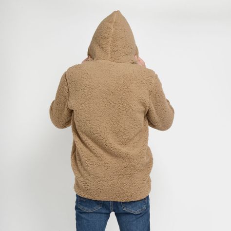 POLERON FULL ZIPPER - I23HO073003 CAFÉ-2