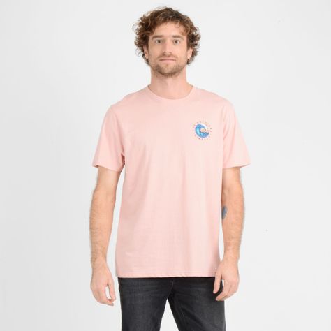 POLERA MANGA CORTA FIXATION  ROSADO-0