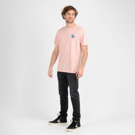 POLERA MANGA CORTA FIXATION  ROSADO-1