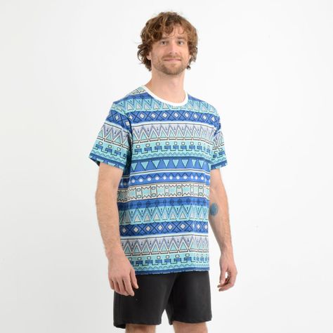 POLERA MANGA CORTA KA STRIPE  AZUL-2
