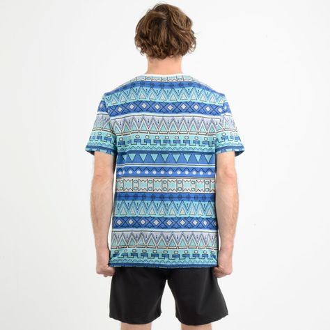 POLERA MANGA CORTA KA STRIPE  AZUL-3