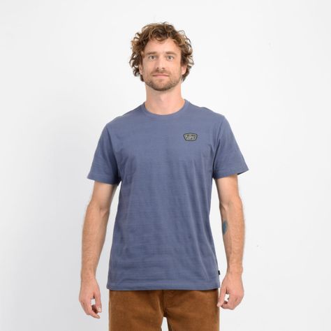 POLERA MANGA CORTA MYTHIC TEE GRIS OSCURO-3