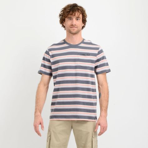 POLERA MANGA CORTA BOLDER  GRIS-0