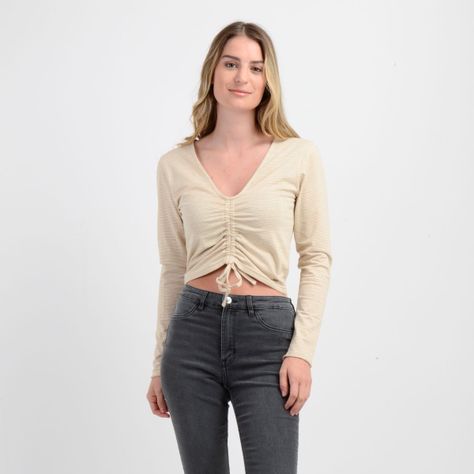 POLERA MANGA LARGA LEANNE BEIGE-0