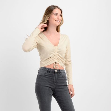 POLERA MANGA LARGA LEANNE BEIGE-3