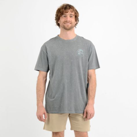 POLERA MANGA CORTA CORE GRIS-0