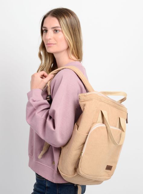 MOCHILA MADISON COTELÉ CAFÉ CLARO-0