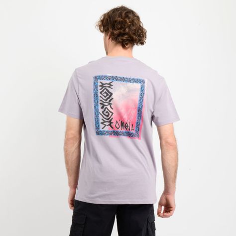 POLERA MANGA CORTA KA FRAMED  MORADO-2