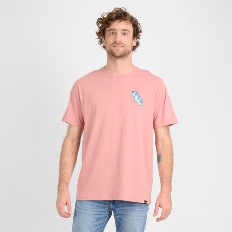 POLERA MANGA CORTA NATIVE BORN  ROSADO-0