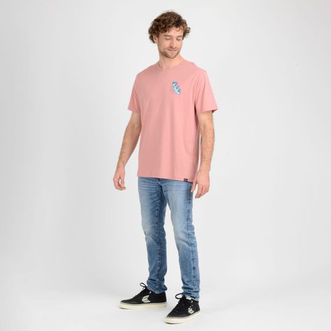 POLERA MANGA CORTA NATIVE BORN  ROSADO-1