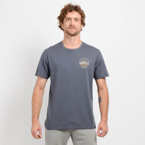 POLERA MANGA CORTA EMBOSSED GRIS OSCURO-0