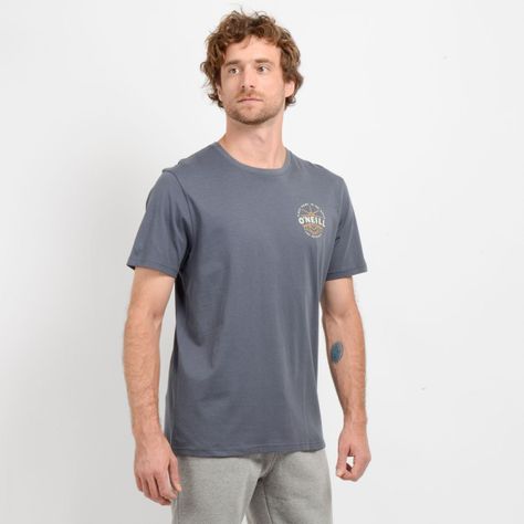 POLERA MANGA CORTA EMBOSSED GRIS OSCURO-2