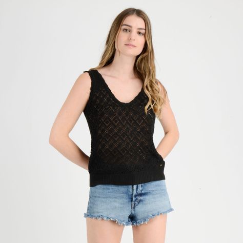 POLERA SIN MANGAS SUNDAZE NEGRO-3